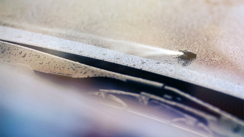 windshield washer nozzle spray